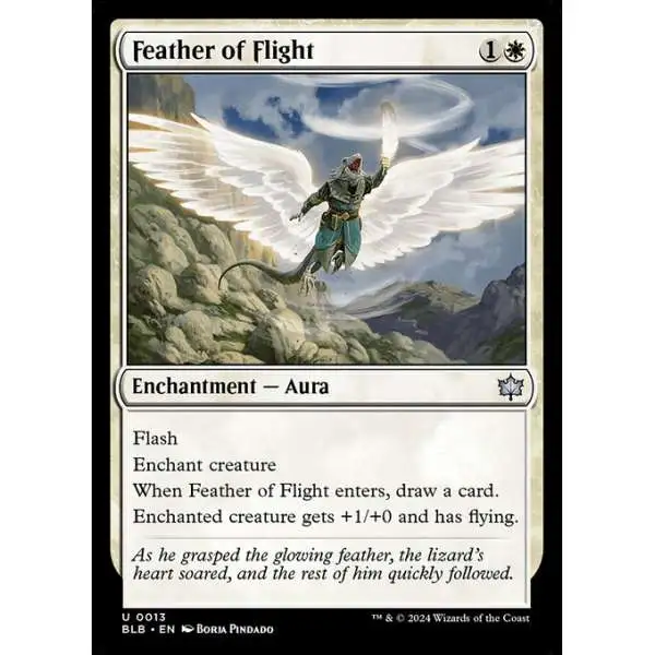 MtG Bloomburrow Uncommon Feather of Flight #13
