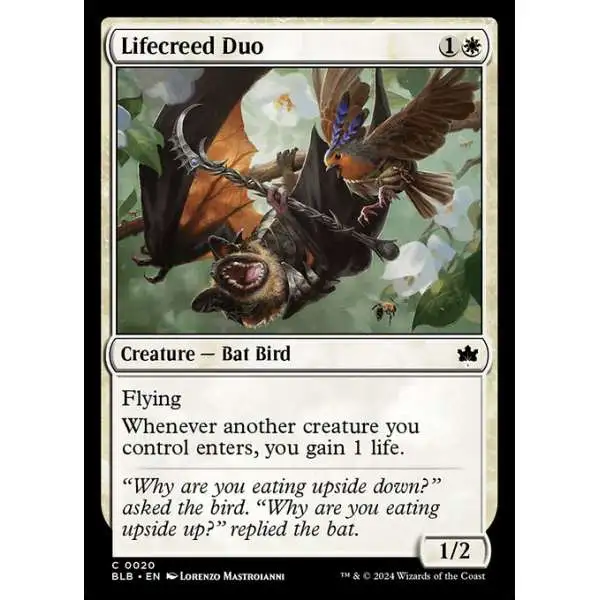 MtG Bloomburrow Common Lifecreed Duo #20
