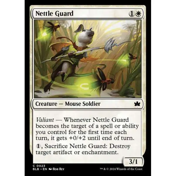 MtG Bloomburrow Common Nettle Guard #23