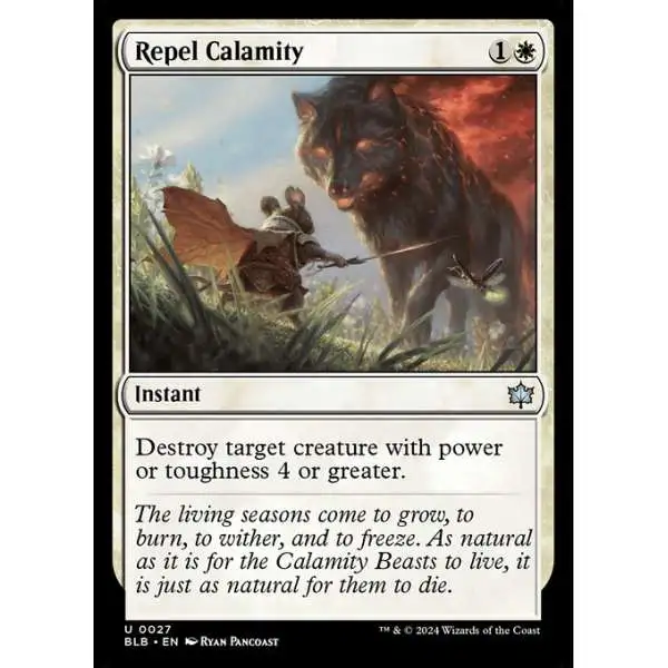 MtG Bloomburrow Uncommon Repel Calamity #27