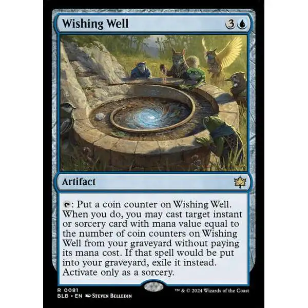 MtG Bloomburrow Rare Wishing Well #81