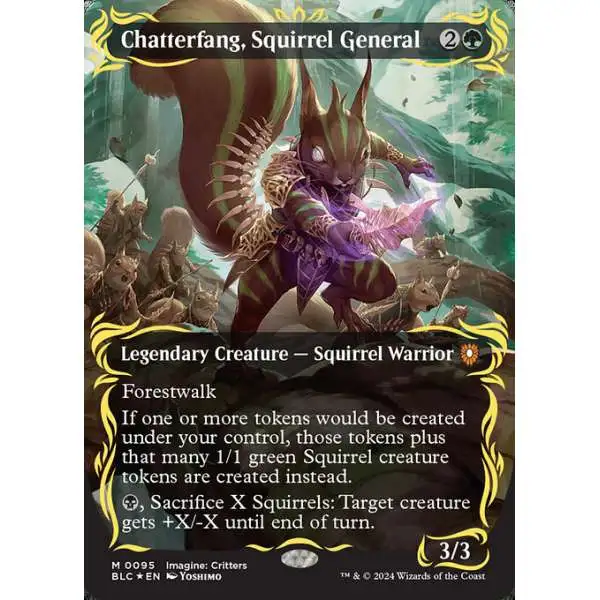 mtg chatterfang commander deck Chatterfang, Squirrel General Chatterfang, Squirrel General - Aristocrat