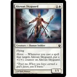 MtG Trading Card Game Born of the Gods Common Akroan Skyguard #3