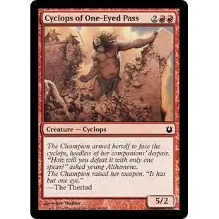 MtG Trading Card Game Born of the Gods Common Cyclops of One-Eyed Pass #90