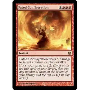 MtG Trading Card Game Born of the Gods Rare Fated Conflagration #94