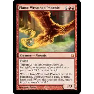 MtG Trading Card Game Born of the Gods Mythic Rare Flame-Wreathed Phoenix #97
