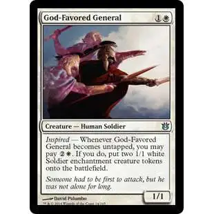 MtG Trading Card Game Born of the Gods Uncommon Foil God-Favored General #14