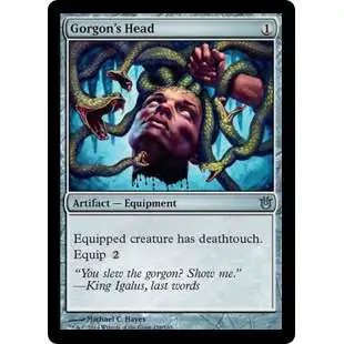 MtG Trading Card Game Born of the Gods Uncommon Gorgon's Head #158