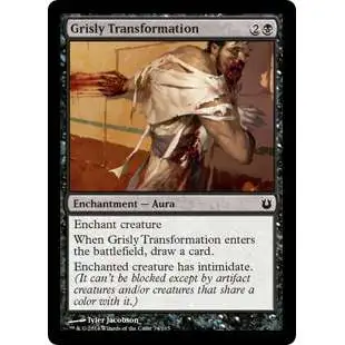 MtG Trading Card Game Born of the Gods Common Grisly Transformation #74