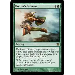 MtG Trading Card Game Born of the Gods Rare Hunter's Prowess #124