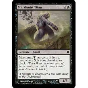 MtG Trading Card Game Born of the Gods Common Marshmist Titan #76