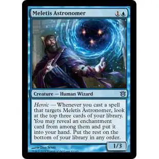 MtG Trading Card Game Born of the Gods Uncommon Meletis Astronomer #43