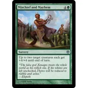 MtG Trading Card Game Born of the Gods Uncommon Mischief and Mayhem #126
