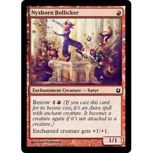 MtG Trading Card Game Born of the Gods Common Nyxborn Rollicker #102