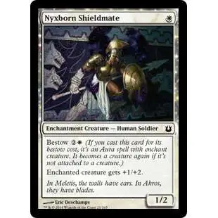 MtG Trading Card Game Born of the Gods Common Foil Nyxborn Shieldmate #21