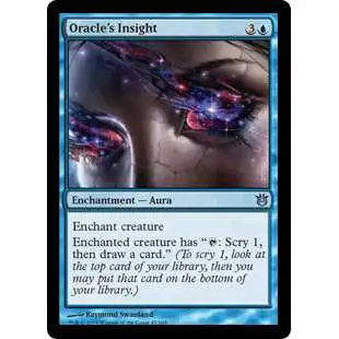 MtG Trading Card Game Born of the Gods Uncommon Oracle's Insight #47