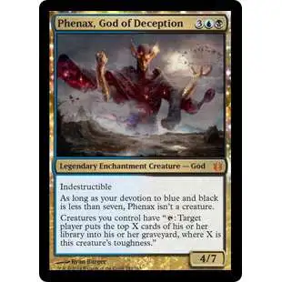 MtG Trading Card Game Born of the Gods Mythic Rare Phenax, God of Deception #152