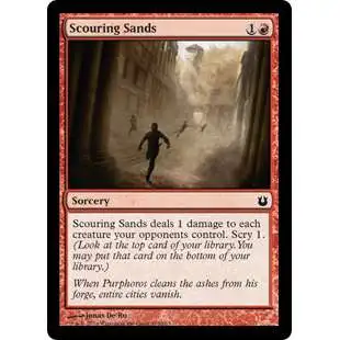MtG Trading Card Game Born of the Gods Common Scouring Sands #110