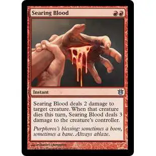 MtG Trading Card Game Born of the Gods Uncommon Searing Blood #111