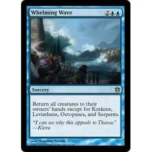 MtG Trading Card Game Born of the Gods Rare Whelming Wave #57
