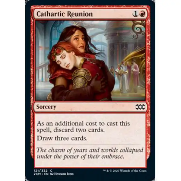 MtG Double Masters Common Foil Cathartic Reunion #121