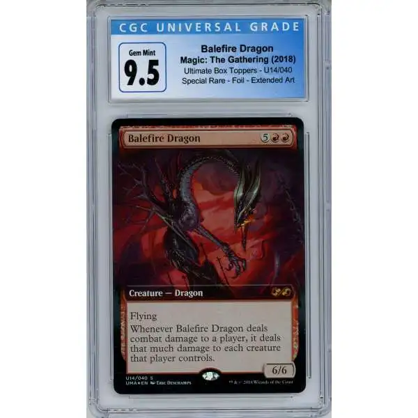 MtG Trading Card Game Promo Balefire Dragon [CGC 9.5 (Old Grade, New CGC 10)]