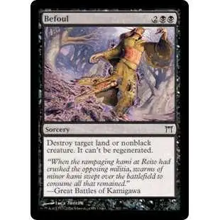 MtG Champions of Kamigawa Common Foil Befoul #102