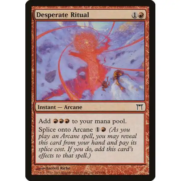 MtG Champions of Kamigawa Common Desperate Ritual #163 [Lightly Played]