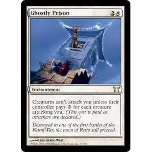 Magic The Gathering Champions of Kamigawa Single Card Uncommon Ghostly  Prison 10 Lightly Played - ToyWiz