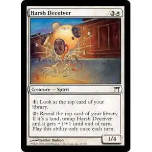 MtG Champions of Kamigawa Common Harsh Deceiver #11 [Moderately Played]
