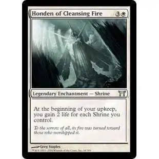 MtG Champions of Kamigawa Uncommon Honden of Cleansing Fire #14
