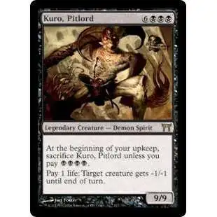 MtG Champions of Kamigawa Rare Kuro, Pitlord #123