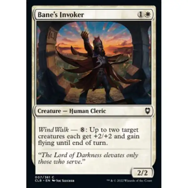 MtG Trading Card Game Commander Legends: Dungeons & Dragons Battle For Baldur's Gate Common Foil Bane's Invoker #7