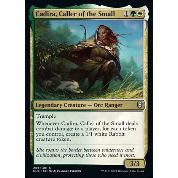 MtG Trading Card Game Commander Legends: Dungeons & Dragons Battle Uncommon Cadira, Caller of the Small #269