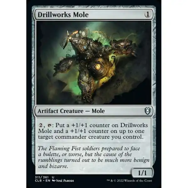 mtg card mole Magic The Gathering - The Brothers War - Ravenous Gigamole main image 1
