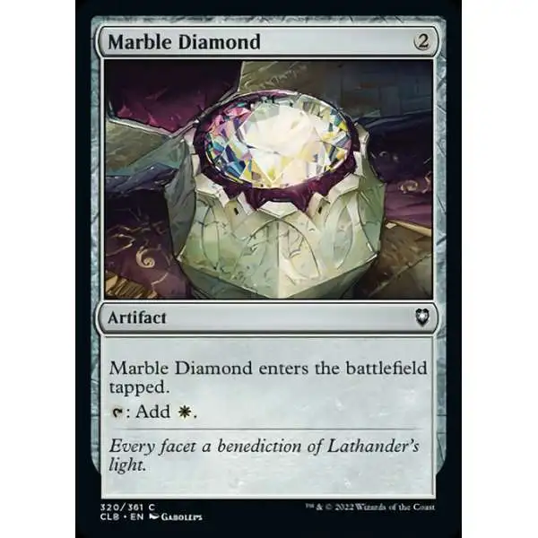 MtG Trading Card Game Commander Legends: Dungeons & Dragons Battle For Baldur's Gate Common Marble Diamond #320