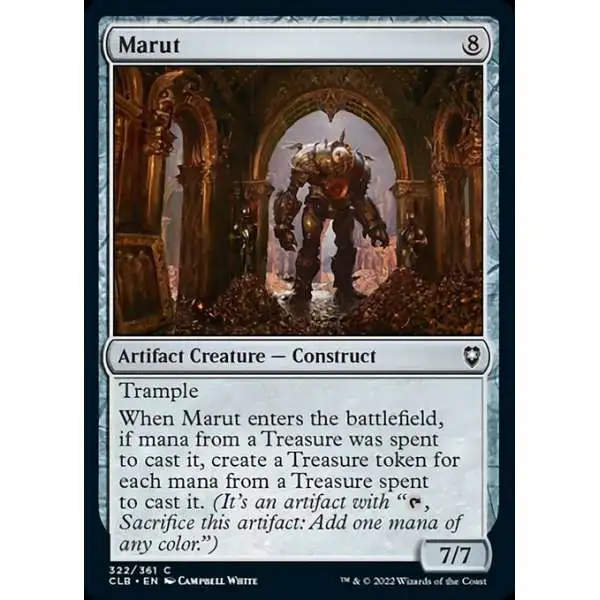 MtG Trading Card Game Commander Legends: Dungeons & Dragons Battle For Baldur's Gate Common Foil Marut #322