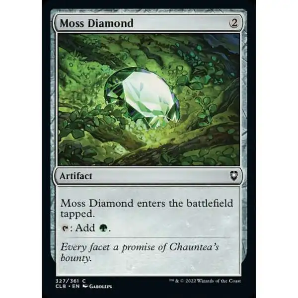 MtG Trading Card Game Commander Legends: Dungeons & Dragons Battle For Baldur's Gate Common Moss Diamond #327