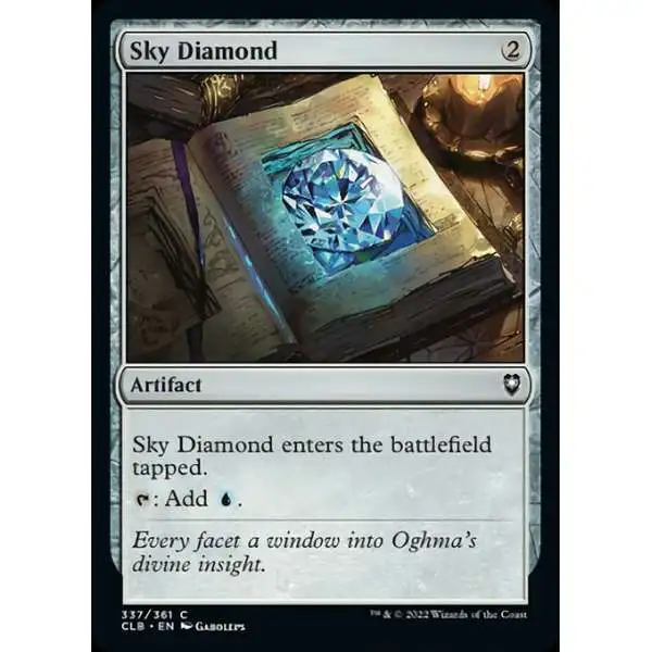 MtG Trading Card Game Commander Legends: Dungeons & Dragons Battle Common Sky Diamond #337