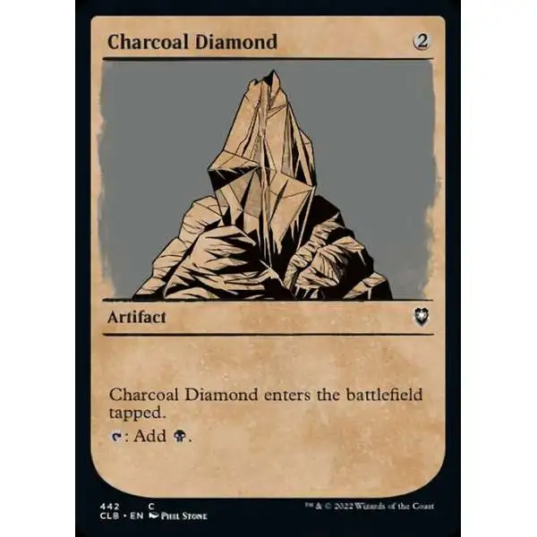 MtG Trading Card Game Commander Legends: Dungeons & Dragons Battle For Baldur's Gate Common Charcoal Diamond #442 [Showcase]