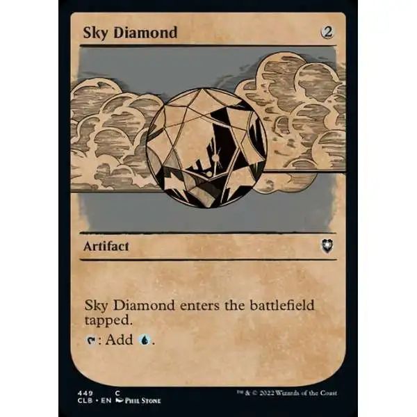 MtG Trading Card Game Commander Legends: Dungeons & Dragons Battle For Baldur's Gate Common Sky Diamond #449 [Showcase]