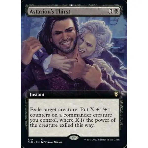 mtg astarion card Secret Lair Feed Target opponent loses life equal to the amount of life they lost this turn Magic The Gathering Trading Card