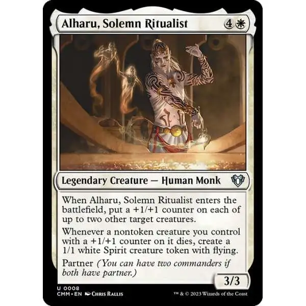 MtG Commander Masters Uncommon Alharu, Solemn Ritualist #8