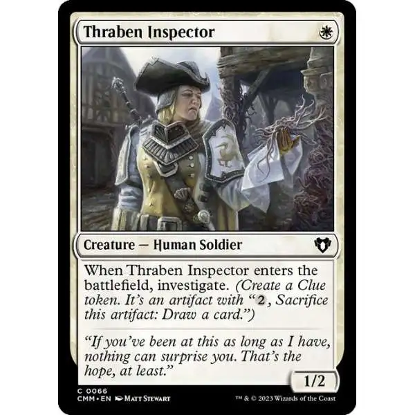 MtG Commander Masters Common Thraben Inspector #66