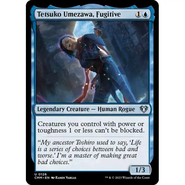 MtG Commander Masters Uncommon Tetsuko Umezawa, Fugitive #126
