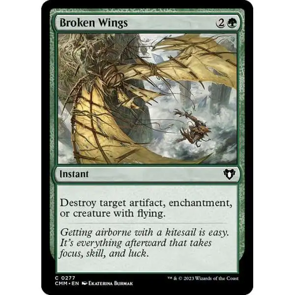 MtG Commander Masters Common Broken Wings #277
