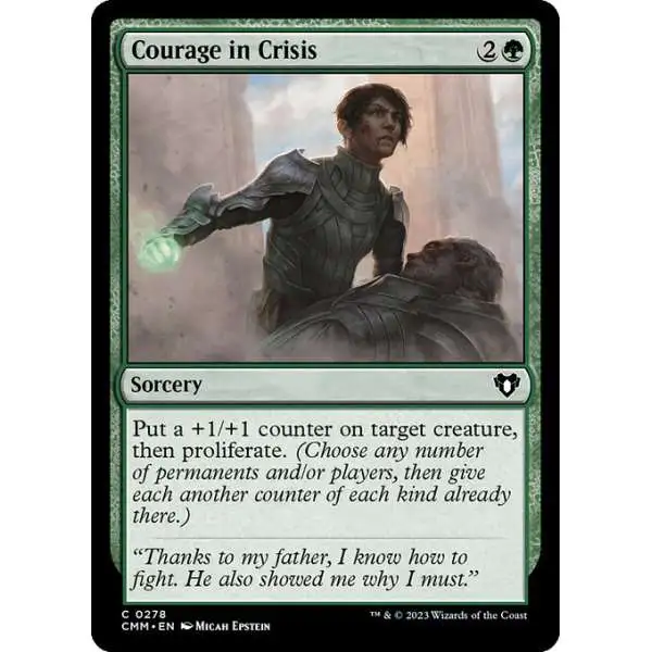 MtG Commander Masters Common Courage in Crisis #278