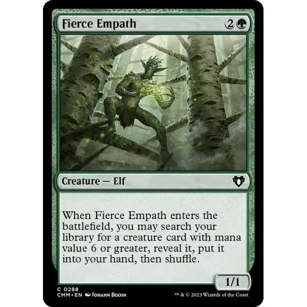 MtG Commander Masters Common Fierce Empath #288