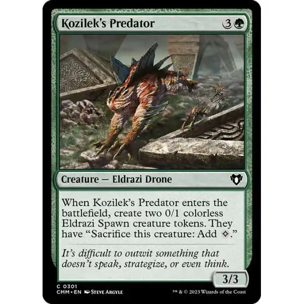 MtG Commander Masters Common Kozilek's Predator #301