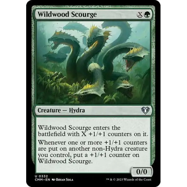 MtG Commander Masters Uncommon Wildwood Scourge #332